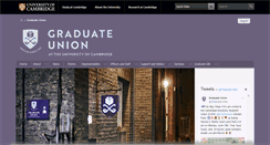 Desktop Screenshot of gradunion.cam.ac.uk
