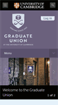 Mobile Screenshot of gradunion.cam.ac.uk