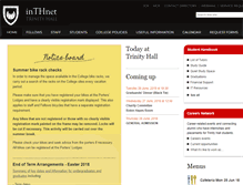 Tablet Screenshot of inthnet.trinhall.cam.ac.uk