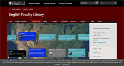 Desktop Screenshot of lib.english.cam.ac.uk
