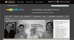 Desktop Screenshot of languagesciences.cam.ac.uk