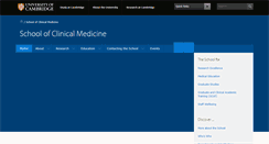 Desktop Screenshot of medschl.cam.ac.uk