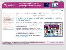 Tablet Screenshot of iwbcollaboration.educ.cam.ac.uk