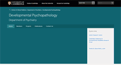Desktop Screenshot of dev.psychiatry.cam.ac.uk