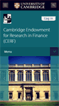 Mobile Screenshot of cerf.cam.ac.uk