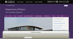 Desktop Screenshot of phy.cam.ac.uk