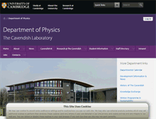 Tablet Screenshot of phy.cam.ac.uk