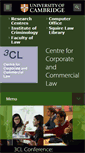Mobile Screenshot of 3cl.law.cam.ac.uk