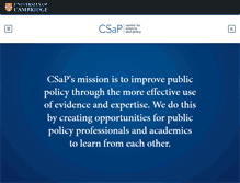 Tablet Screenshot of csap.cam.ac.uk