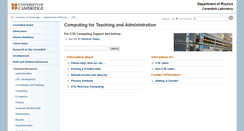 Desktop Screenshot of cta.phy.cam.ac.uk