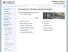 Tablet Screenshot of cta.phy.cam.ac.uk