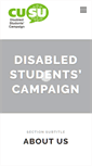 Mobile Screenshot of disabled.cusu.cam.ac.uk