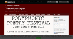 Desktop Screenshot of english.cam.ac.uk