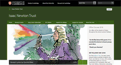 Desktop Screenshot of newtontrust.cam.ac.uk