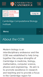 Mobile Screenshot of ccbi.cam.ac.uk
