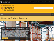 Tablet Screenshot of cbr.cam.ac.uk