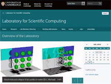 Tablet Screenshot of lsc.phy.cam.ac.uk
