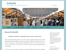 Tablet Screenshot of catalog.group.cam.ac.uk