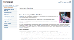 Desktop Screenshot of camtools.admin.cam.ac.uk