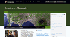 Desktop Screenshot of geog.cam.ac.uk