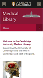 Mobile Screenshot of library.medschl.cam.ac.uk