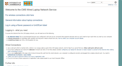 Desktop Screenshot of lapserv.maths.cam.ac.uk