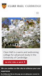 Mobile Screenshot of clarehall.cam.ac.uk