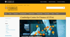 Desktop Screenshot of cfap.jbs.cam.ac.uk