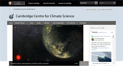 Desktop Screenshot of climatescience.cam.ac.uk