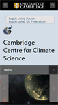 Mobile Screenshot of climatescience.cam.ac.uk