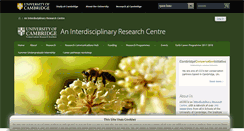 Desktop Screenshot of conservation.cam.ac.uk