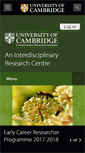 Mobile Screenshot of conservation.cam.ac.uk