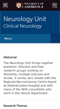 Mobile Screenshot of neurology.cam.ac.uk