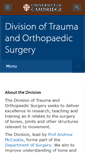 Mobile Screenshot of orthopaedics.cam.ac.uk