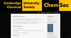 Desktop Screenshot of chemsoc.ch.cam.ac.uk