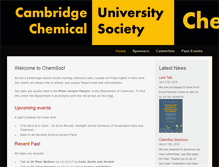 Tablet Screenshot of chemsoc.ch.cam.ac.uk