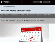 Tablet Screenshot of ois.cam.ac.uk