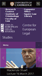 Mobile Screenshot of cels.law.cam.ac.uk