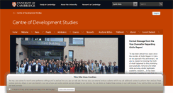 Desktop Screenshot of devstudies.cam.ac.uk