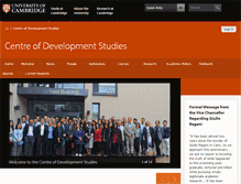 Tablet Screenshot of devstudies.cam.ac.uk