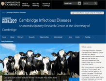 Tablet Screenshot of infectiousdisease.cam.ac.uk