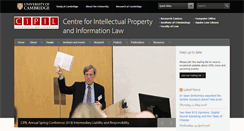 Desktop Screenshot of cipil.law.cam.ac.uk