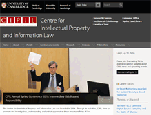 Tablet Screenshot of cipil.law.cam.ac.uk