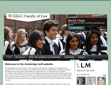 Tablet Screenshot of llm.law.cam.ac.uk