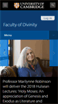 Mobile Screenshot of divinity.cam.ac.uk