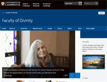 Tablet Screenshot of divinity.cam.ac.uk